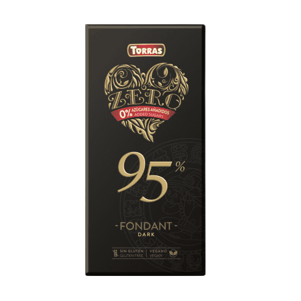 ტორასი-ზერო შოკ. შავი 95% უგლუტ,უშაქრო,ვეგანური.100გ