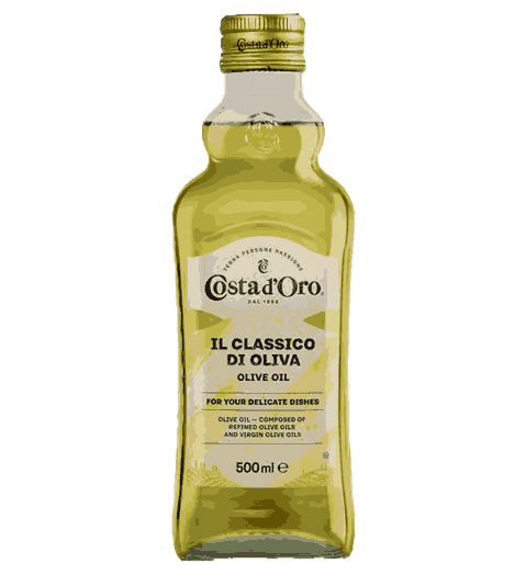 კოსტა დორო-ზეთი ზეითუნის რაფინირებული+ცივი დაწურვა 500მლ