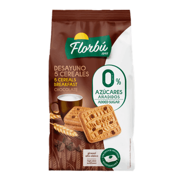 ფლორბუ-უშაქრო ორცხობილა ხუთმარცვლოვანი 340გ