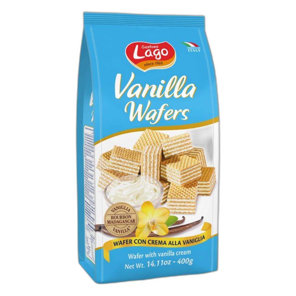 ლაგო-ვაფლი ვანილის კრემით 400გრ.