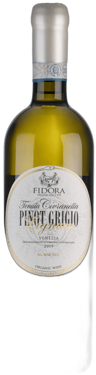 ფიდორა - ღვინო თეთრი პინო გრიჯო, მშრალი, BIO 0.75