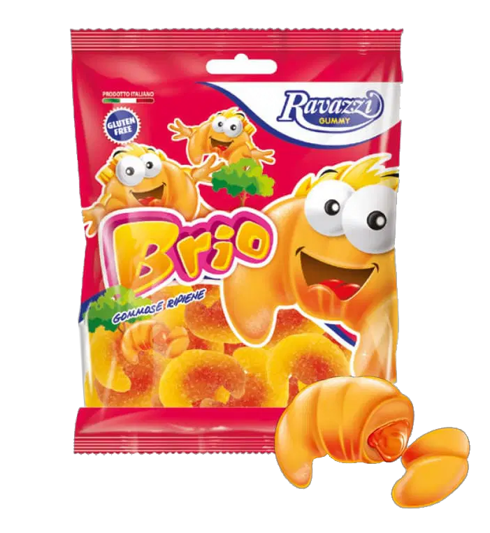 რავაზი-ჟელიბონი ბრიო მარწყვის შიგთავსით უგლუტენო 90 გ