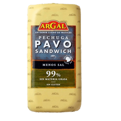 არგალი - ინდაურის მკერდის სენდვიჩი, უგლუტენო, 3კგ.