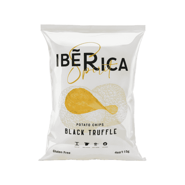 იბერიკა - ჩიფსი შავი ტრუფელით, უგლუტენო 115გრ.