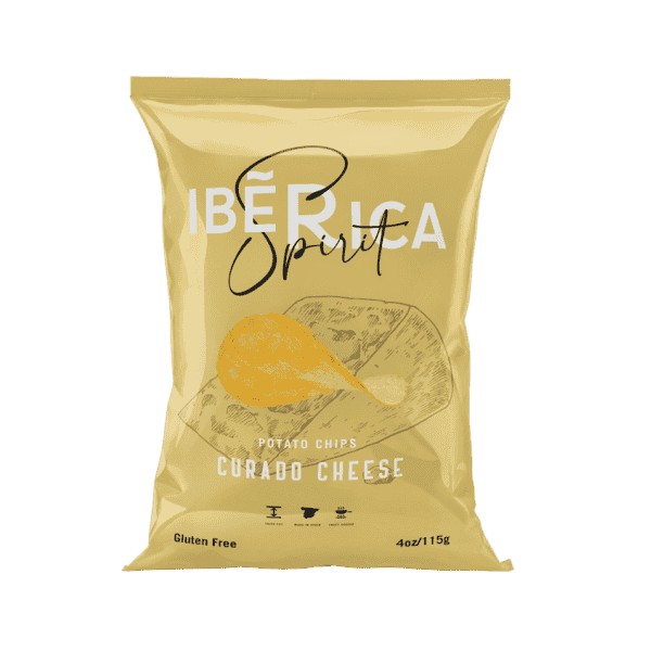 იბერიკა - ჩიფსი ყველით, უგლუტენო 115გრ.