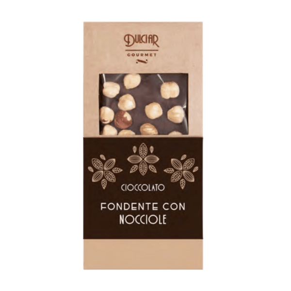 დულჩიარი-შოკოლადი შავი თხილით, უგლუტენო 100გ