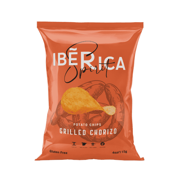 იბერიკა - ჩიფსი შემწვარი ჩორიზოთი, უგლუტენო 115გრ.