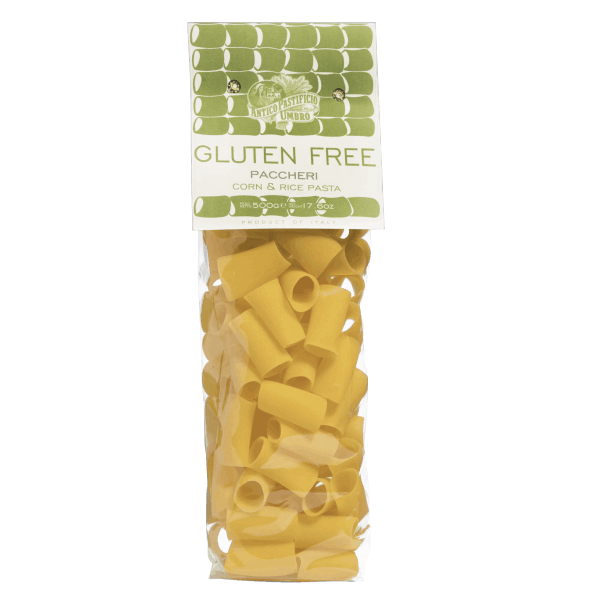 ანტიკო-მაკარონი "Paccheri" ბრინჯის და სიმინდის ფქვილის ნარევი უგლუტენო 500გრ