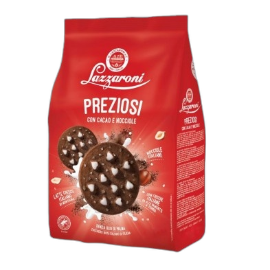 ლაზარონი-ორცხობილა კაკაოთი და თხილით 300გ