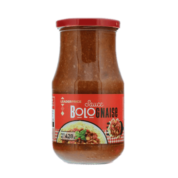 ლიდერ პრაისი-პომიდ. სოუსი "ბოლონეზე" ძროხის ხორცით.420 გ