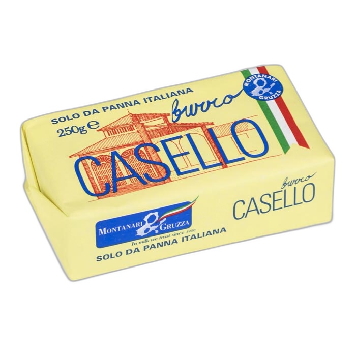 მონტანარი - კარაქი კასელო 83%, უგლუტენო250გრ.