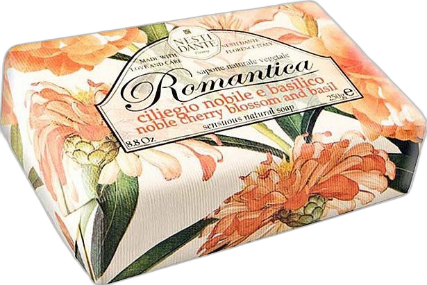 ნესტი დანტე-საპონი "რომანტიკა" სამეფო ალუბლის ყვავილები/ბაზილიკი.250გ