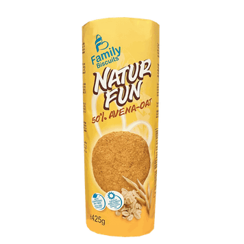 ფემილი ბისკვიტი-ორცხობილა 50% შვრია 425გ