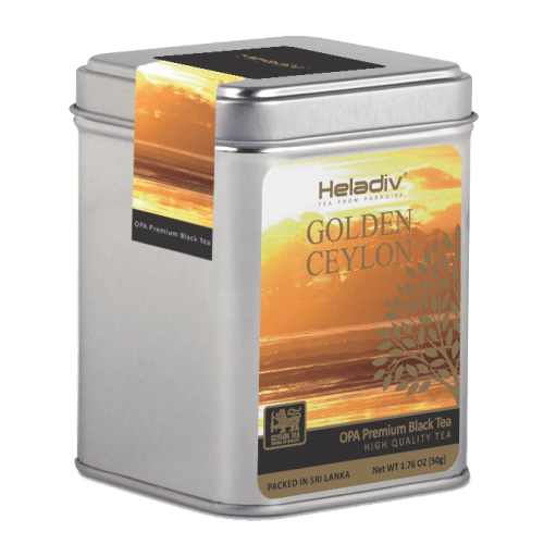 ჰელადივი-შავი ჩაი დასაყენებელი მსხვილფოთლიანი "პრემიუმ" ოქროს ხაზი 80გ