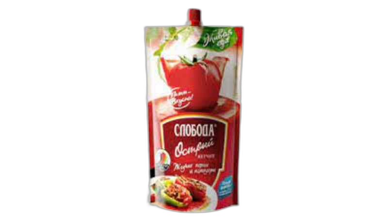 "სლობოდა"- კეტჩუპი ცხარე 200გრ. დოზატორით