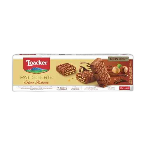 "LOACKER"- ვაფლი პატისერი თხილის კრემით 100გრ