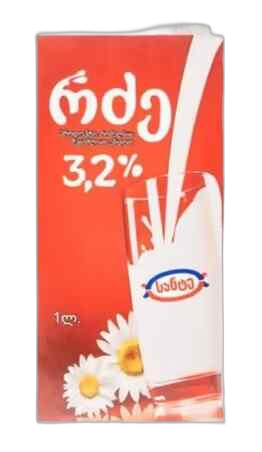 სანტე რძე 3.2% 1 ლ.