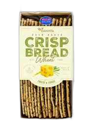 "crisp bread-ხრაშუნა პური ყველით და ნიორით 130გრ