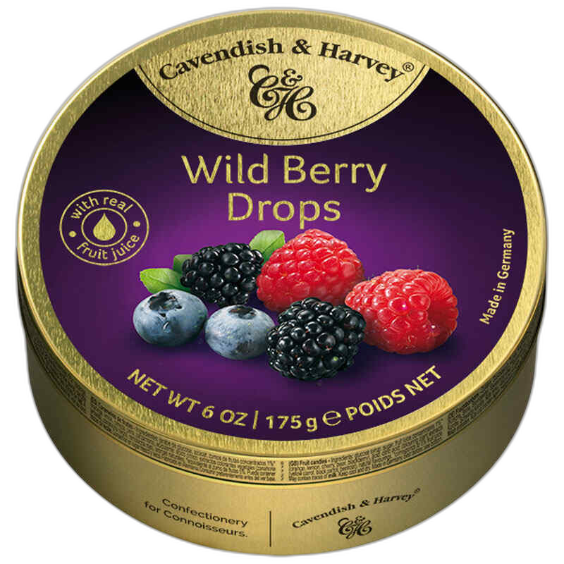 C&H - კარამელი "ველური კენკრის წვეთები" 175 გრ