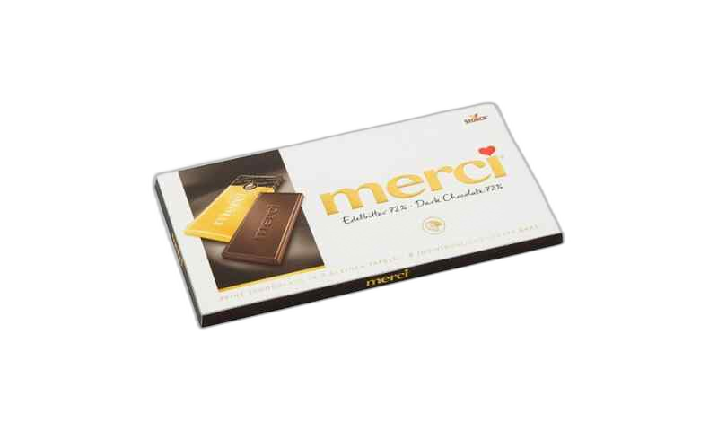 Storck - "merci"- შოკოლადის ფილა შავი შოკოლ 15X100გრ