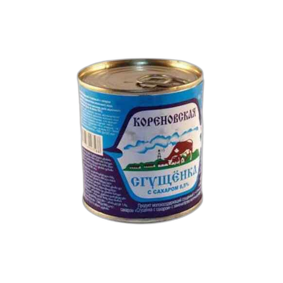 შესქელებული რძე ”კორენოვსკაია” 370გრ. 45 ც/ყ