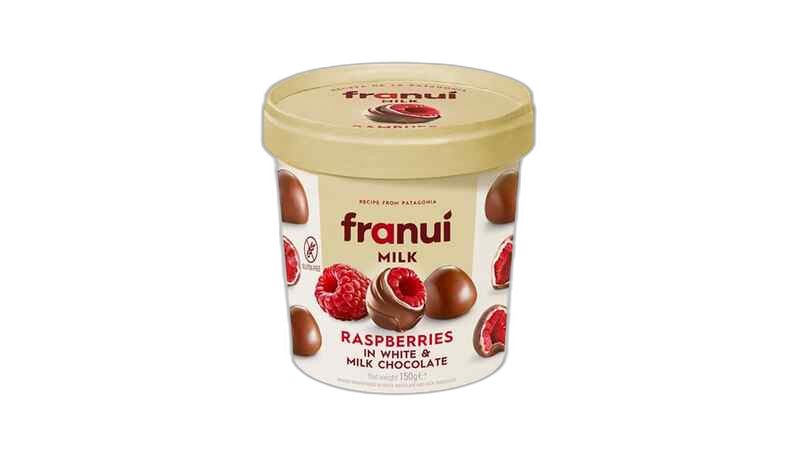 "Franui"- გაყინული ჟოლო რძიანი შოკოლადის გარსში