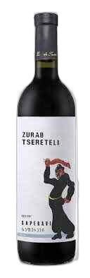 "წერეთელი" - საფერავი წითელი მშრალი 0.750 ლ