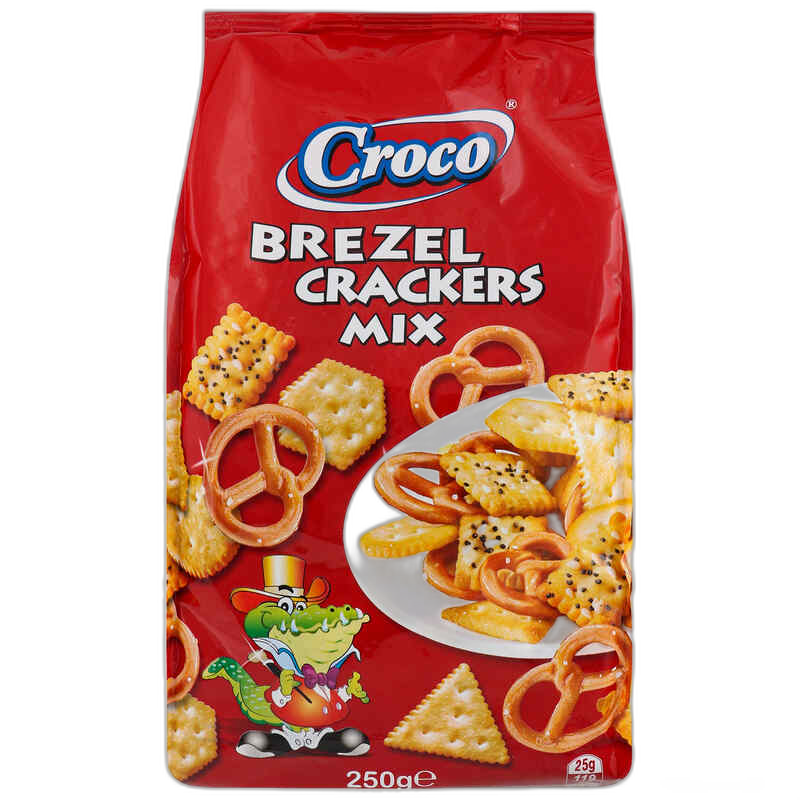 Croco-კრეკერის და ბრეზელის მიქსი 250 გრ.