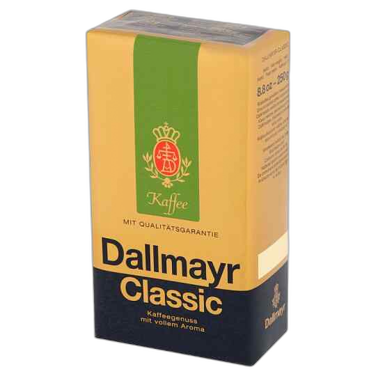"Dallmayr"- ყავა დაფქვილი, ფილტრის "კლასიკი" 250გრ