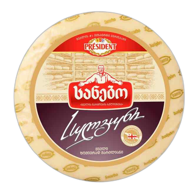 სანებო ყველი სულგუნი 45% 530 გ.