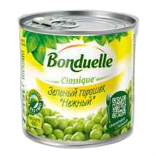 "Bonduelle"-კონსერვირებული მწვანე ბარდა 425გრ.