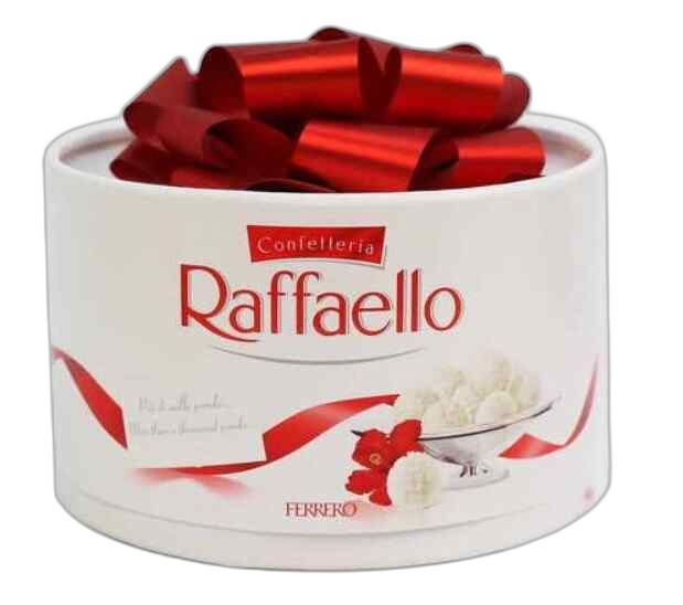 რაფაელო  T20X4-ქოქოსის ბურთები ნუშით 200გრ