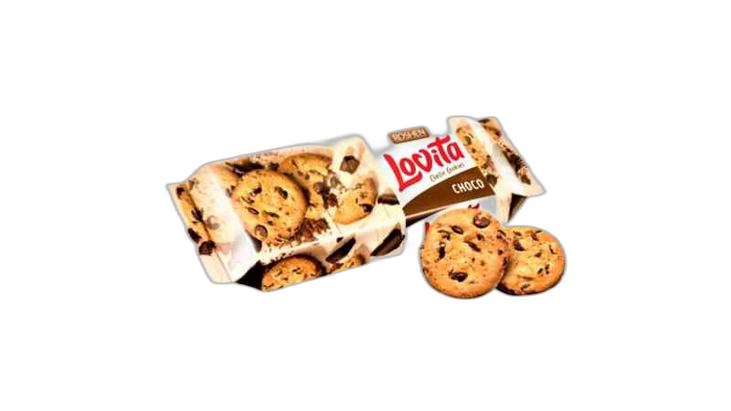 Lovita Classic COOKIES - ერბოზელილი ნამცხვარი სარკალას ნატეხებით 150გრ