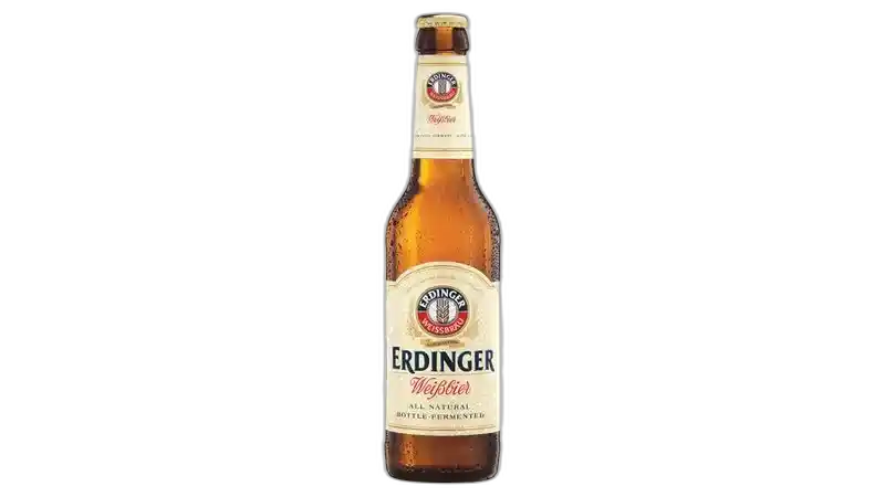 "ერდინგერი, ღია ლუდი, მინის ბოთლი, 0.33ლ, 5.3%, "ERDINGER", გერმანია"