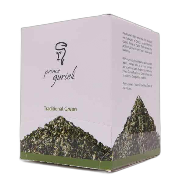 "პრინცი გურიელი" ტრადიციული მწვანე ერთჯერადი პირამიდა კონვერტით, 20 1 ცალი