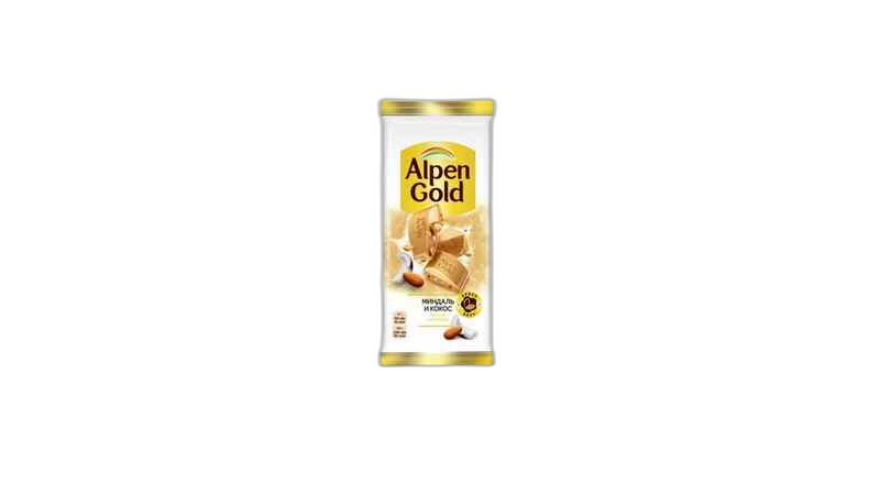 Alpen Gold-შავი შოკოლადის ფილა 80გრ
