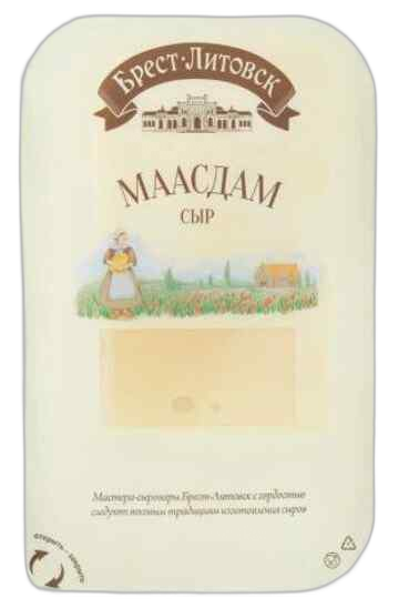 ყველი /სავუშკინ პროდუქტ/ ნახევრად მყარი"ბრესტ-ლიტოვსკ" ,მასდამი" 45 % 8*130გრ