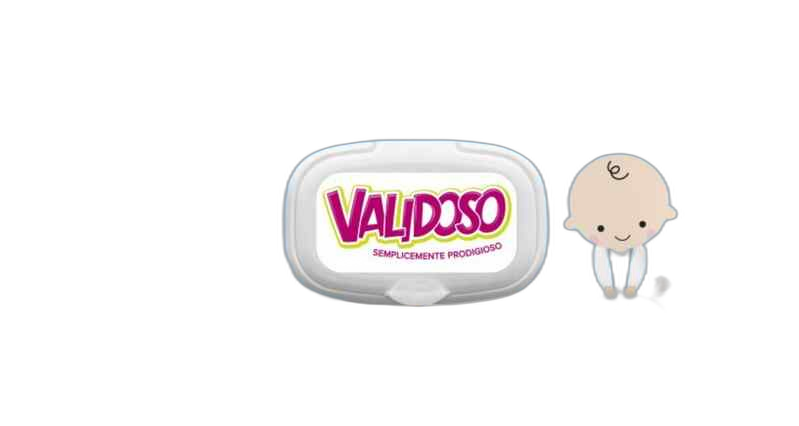 VALIDOSO საბავშვო "წყალზე"სველი ხელსახოცები 72ც