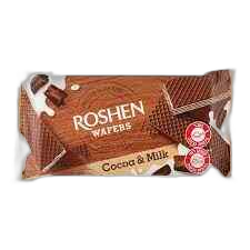 Roshen Wafers - ვაფლი კაკაო და რძით 216გ