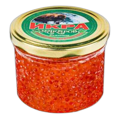 "მაკაროვ"- ხიზილალა წითელი მინის ქილაში 6*230 გრ.