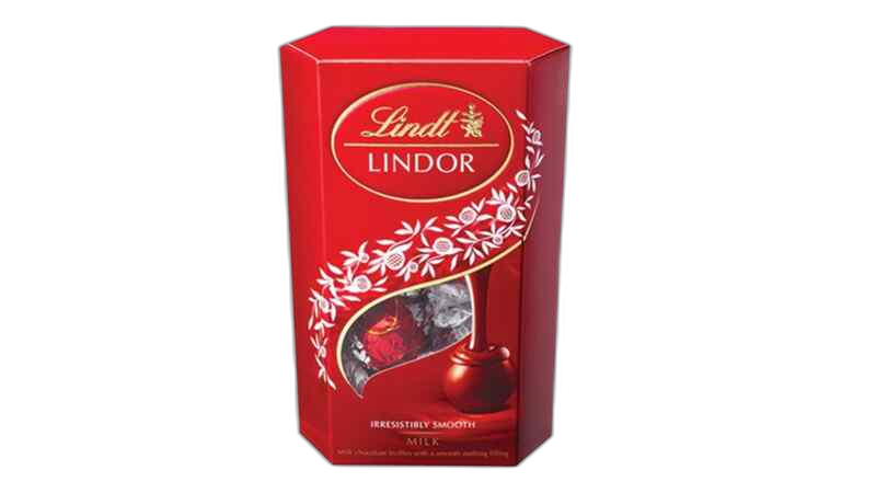 "Lindt"- "ლინდორ"რძიანი შოკ.ნაკრები კორნეტო 200გრ.