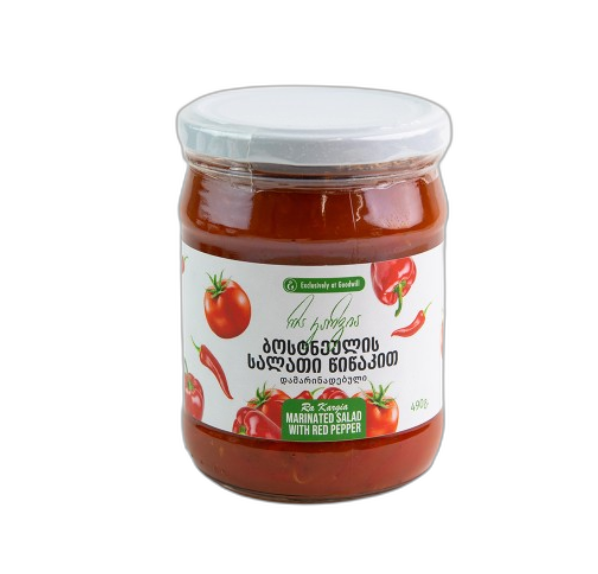 "რა კარგია" - სალათი დამარინადებული წიწაკით 490 გრ