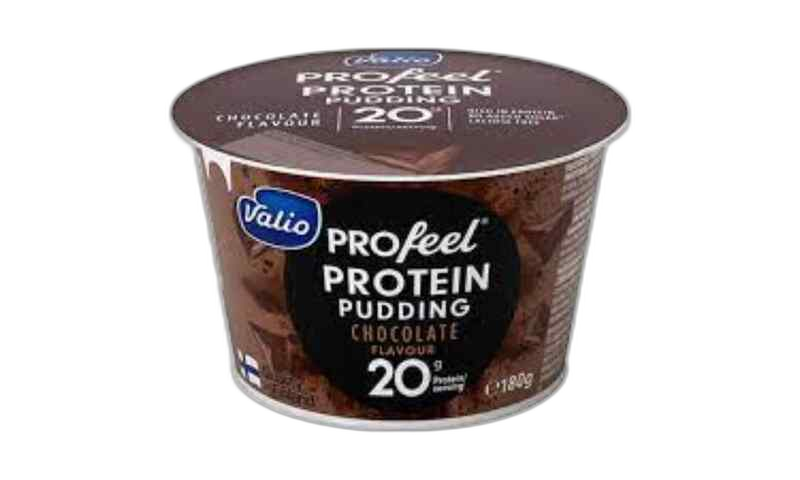 პროტეინის პუდინგი/Valio/ "Profeel" შოკოლადის / შაქრის დანამატის გარეშე, ულაქტოზო 6*180 გრ