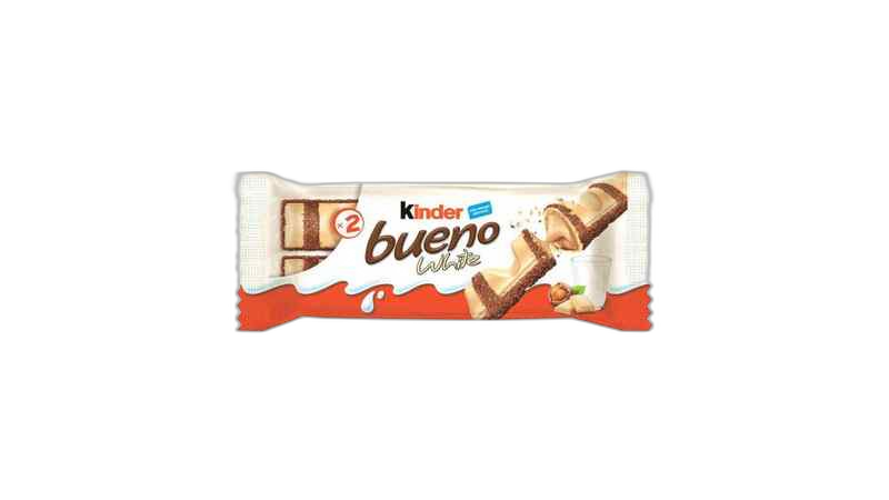 "Kinder Bueno"- საბავშვო ორცხობილა თეთრი შოკოლადით(2-pack) 43გრ