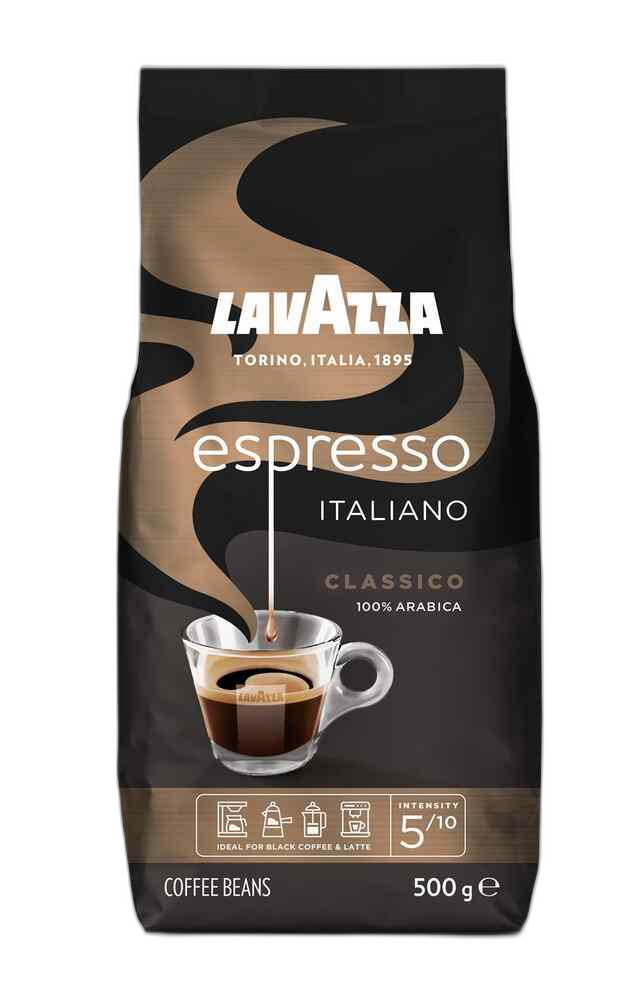LAVAZZA-მარცვალი ყავა პაკეტში  ESPRESSO INT 500 გრ