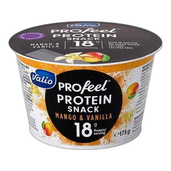 პროტეინის პუდინგი/Valio/ "Profeel" მანგოსა და ვანილის 0.2% /შაქრის დანამატის გარეშე, ულაქტოზო 6*175