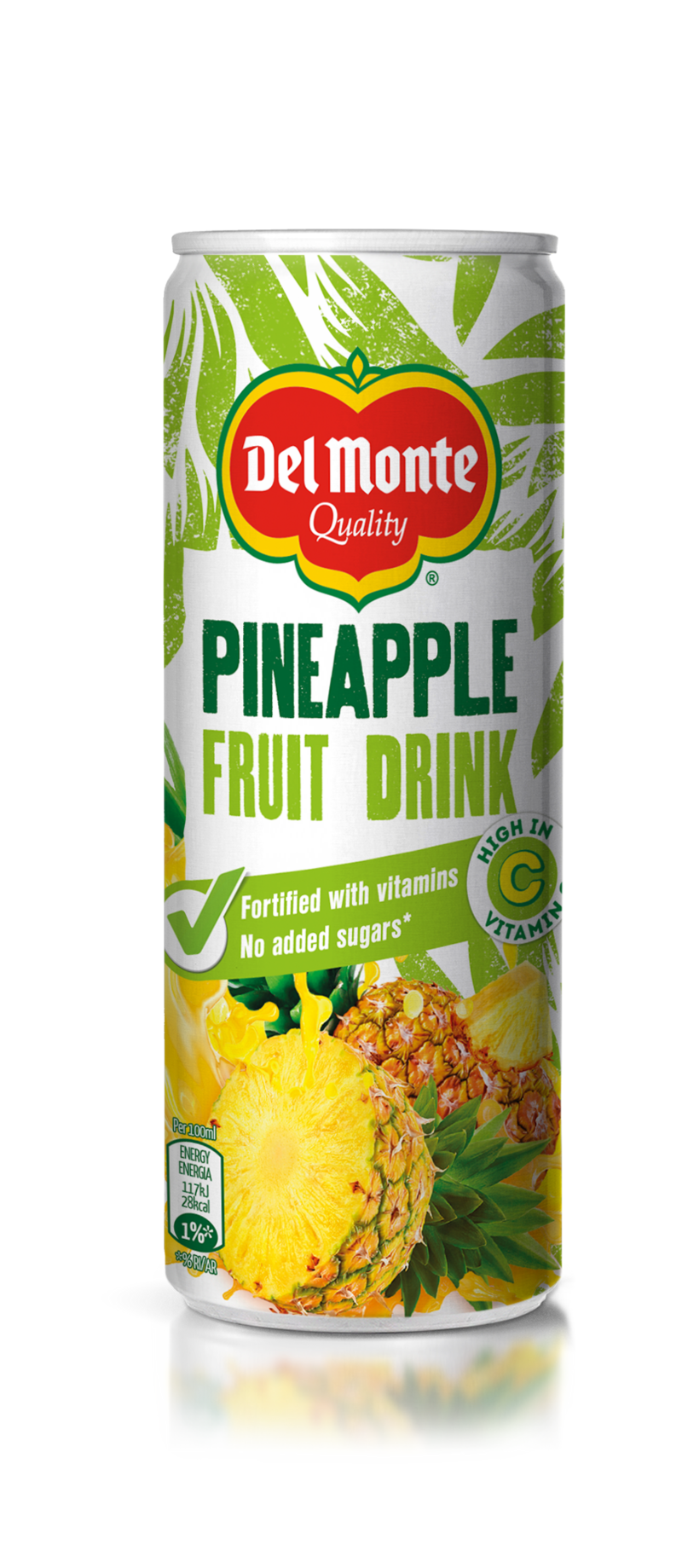 Del Monte, დელ მონტე - ანანასის წვენი 100%, დამატებული შაქრის გარეშე