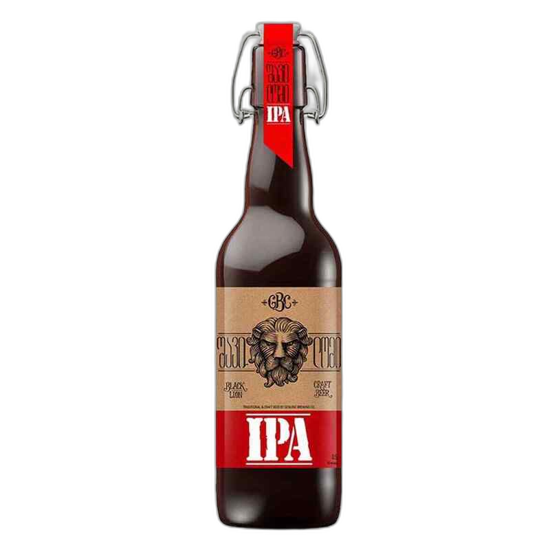შავი ლომი IPA - ლუდი, მინის ბოთლი 0.5ლ