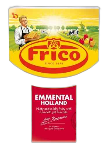 "Frico"- ყველის ფენები ემენტალერი 150გრ