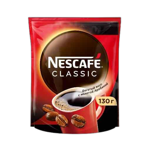 "NESCAFE"- ხსნადი ყავა კლასიკი (პაკეტი) 130გრ